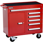 Proto® 460 Series 45" Workstation - 6 Drawer & 1 Shelf, Red - Eagle Tool & Supply