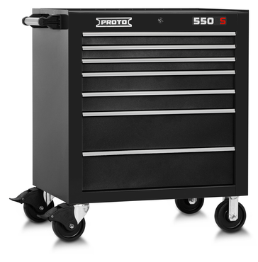 Proto® 550S 34" Roller Cabinet - 7 Drawer, Dual Black - Eagle Tool & Supply