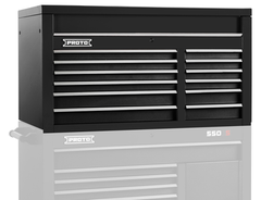 Proto® 550S 50" Top Chest - 12 Drawer, Dual Black - Eagle Tool & Supply