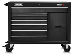 Proto® 550S 50" Workstation - 7 Drawer & 1 Shelf, Dual Black - Eagle Tool & Supply