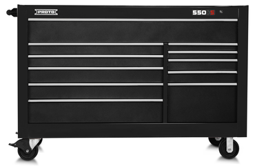 Proto® 550S 66" Workstation - 11 Drawer, Dual Black - Eagle Tool & Supply