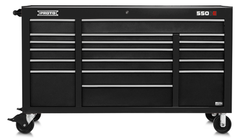 Proto® 550E 67" Power Workstation - 18 Drawer, Dual Black - Eagle Tool & Supply