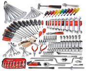 Proto® 148 Piece Starter Maintenance Tool Set With Roller Cabinet J442742-7RD - Eagle Tool & Supply