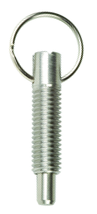 Pull Ring Retractable 1/2-13, Locking without Locking Element, Stainless Steel - Eagle Tool & Supply