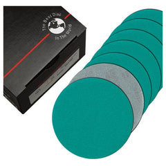 5″-100 Grit PSA - Q711T Film - Disc with Tab - DWT - Premium - Eagle Tool & Supply