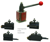 Quadra Index Std Tool Post & Holder Set - Series QITP40 - Eagle Tool & Supply