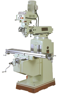 Electronic Variable Speed Vertical Mill - CAT40 Spindle - 10 x 50'' Table Size - 5HP - 3PH - 220V Motor - Eagle Tool & Supply