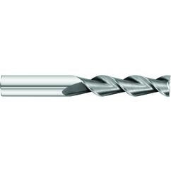 5/8 x 5/8 x 1-5/8 x 3-1/2 OAL Square 2 Flute Carbide End Mill for Aluminum - Round Shank- Uncoated - Eagle Tool & Supply