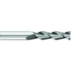 5/8 x 5/8 x 1-5/8 x 3-1/2 OAL Square 2 Flute Carbide End Mill for Aluminum - Round Shank- Uncoated - Eagle Tool & Supply