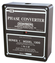 Series 1 Phase Converter - #1500B; 5 to 7-1/2HP - Eagle Tool & Supply