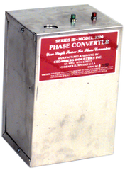 Heavy Duty Static Phase Converter - #3200; 3/4 to 1-1/2HP - Eagle Tool & Supply
