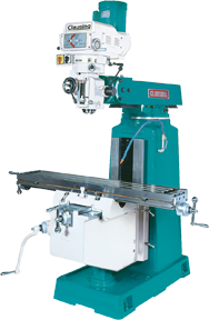 Vertical Mill - R-8 Spindle - 9 x 49'' Table Size - 3HP Motor - Eagle Tool & Supply