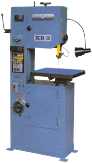 Vertical Bandsaw - #KB363; 8 x 14'' Capacity; 1HP, 3PH, 220V Motor - Eagle Tool & Supply