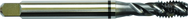 M14x1.5 D6 3 Flute Spiral Flute Semi-Bottoming Black Ring Tap-TICN - Eagle Tool & Supply