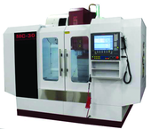 MC30 CNC Machining Center, Travels X-Axis 30",Y-Axis 18", Z-Axis 22" , Table Size 16.5" X 31.5", 25HP 220V 3PH Motor, CAT40 Spindle, Spindle Speeds 60 - 8,500 Rpm, 24 Station High Speed Arm Type Tool Changer - Eagle Tool & Supply