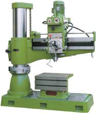 Radial Drill Press - #TPR1230 - 48-1/2'' Swing; 2HP, 3PH, 220V Motor - Eagle Tool & Supply