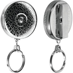 Model: 3-24″ Stainless Steel Chain Key Reel with Belt Loop - Split Ring Attachment - Eagle Tool & Supply