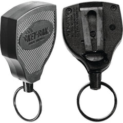 Model: S48K - Super 48″ Kevlar Cord Key Reel with Belt Clip - Kevlar Cord - Split Ring Attachment - Eagle Tool & Supply