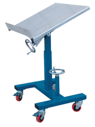 Tilting Work Table - 24 x 24'' 300 lb Capacity; 21-1/2 to 42" Service Range - Eagle Tool & Supply