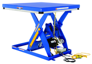 Electric Hydraulic Scissor Lift Table - Platform Size 30 x 60 - 2HP, 460V, 3 phase, 60 Hz totally enclosed motor - Eagle Tool & Supply