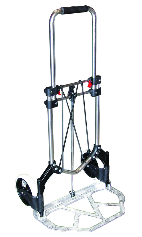 Aluminum Frame Fold-Up Hand Truck - #FHC-250; 250 lb Capacity - Eagle Tool & Supply