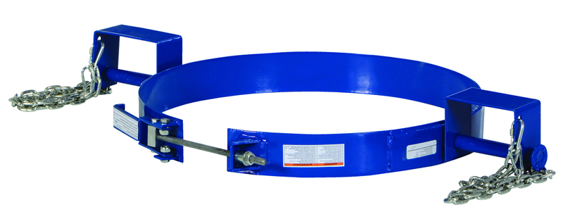 Blue Tilting Drum Ring - 55 Gallon - 1200 Lifting Capacity - Eagle Tool & Supply