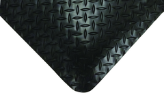 3' x 10' x 15/16" Thick Diamond Comfort Mat - Black - Eagle Tool & Supply