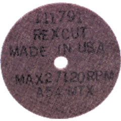 4″ × 1/16″ × 3/8″ - A80MTX - Aluminum Oxide Non-Reinforced Cut-Off Wheel - Eagle Tool & Supply