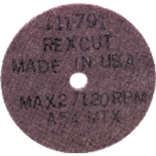 3″ × 1/8″ × 3/8″ - A54MTX - Aluminum Oxide Non-Reinforced Cut-Off Wheel - Eagle Tool & Supply