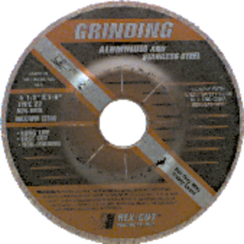 4 1/2″ × 1/4″ × 7/8″ - Aluminum Oxide A24MTX - Depressed Center Wheel - Eagle Tool & Supply