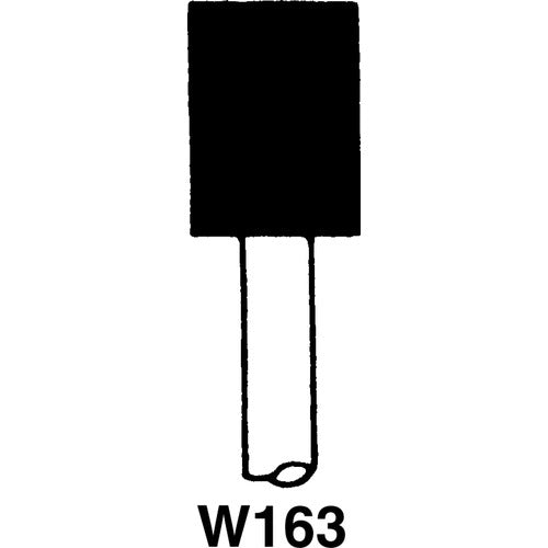 1/8″ × 3/8″ - W145 - Fine Resin Bonded Rubber Mounted Wheel - Eagle Tool & Supply