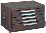 5-Drawer Mechanic's Chest w/ball bearing drawer slides - Model No.2805XB Brown 16.63H x 20D x 29''W - Eagle Tool & Supply