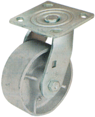 6'' Dia. - 3'' Width - Plexite - Swivel - 2200 lb Capacity - Eagle Tool & Supply