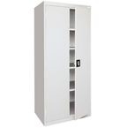 46 x 24 x 78" (Light Gray) - Transport Cabinet with Doors - Eagle Tool & Supply