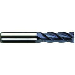 5/16" Dia. - 13/16" LOC - 2-1/2" OAL - 4 FL Carbide S/E HP End Mill-nACo - Eagle Tool & Supply