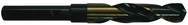 13/16" x 1/2" x 3" x 6" HSS - (M2) 118 Deg Split Point 3 Flat Gold & Black S & D Drill - Eagle Tool & Supply