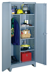 36 x 24 x 78'' (Dove Gray or Putty) - Full Height Storage Cabinet - Eagle Tool & Supply