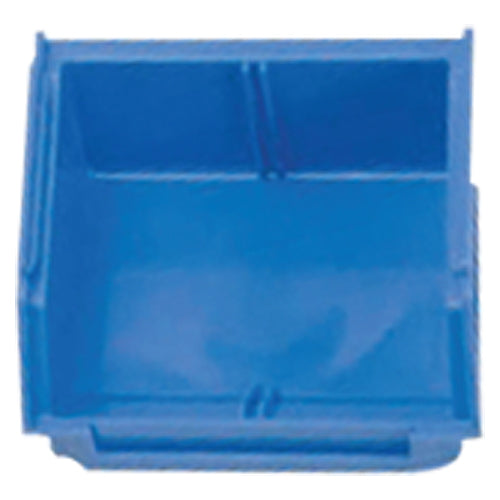 4 1/8″ × 4 1/8″D" × 3″ - Blue Plastic Bin - Eagle Tool & Supply