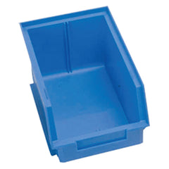 5 7/8″ × 11 1/2″ × 5″ - Blue Plastic Bin - Eagle Tool & Supply