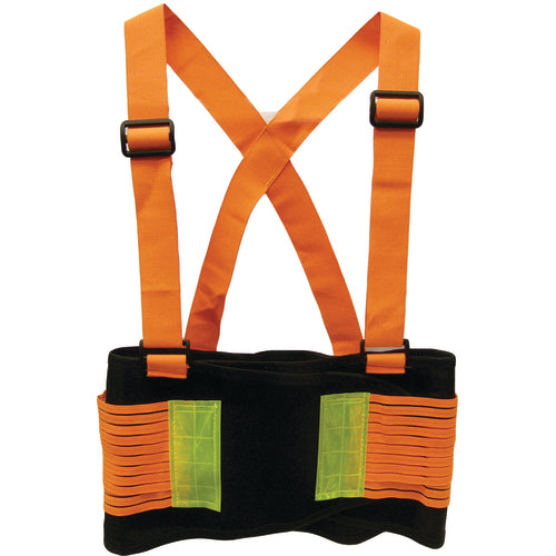 Deluxe Hi-Vis Back Support - S - Eagle Tool & Supply
