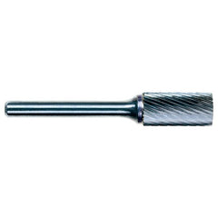 1/8 EdgeHog Cylindrical Flat End Cabide Bur SA-11 Fine - Eagle Tool & Supply