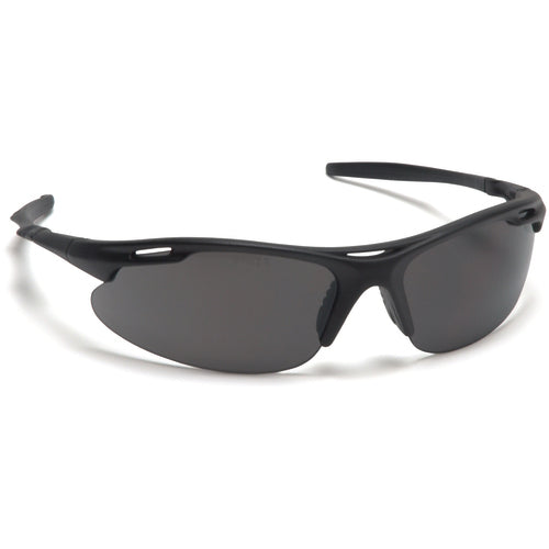 Safety Glasses - Gray Lens, Black Frame, Avante Style - Eagle Tool & Supply