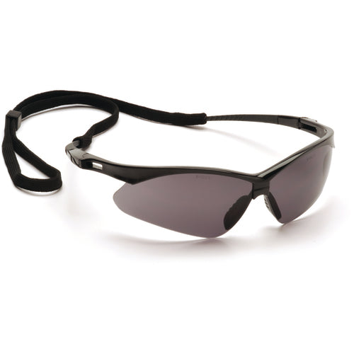 Safety Glasses - Black Frame, Gray Lens - Eagle Tool & Supply
