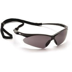 Safety Glasses - Black Frame, Gray Lens - Eagle Tool & Supply