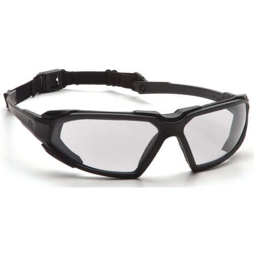 Safety Glasses - Black Frame, Clear Fog Free Lens - Eagle Tool & Supply
