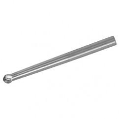1/4" Dia. - 3" OAL - CBD-30° Helix-Spherical Ball Nose-End Mill-4 FL - Eagle Tool & Supply