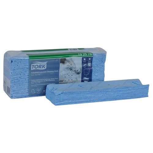 Industrial Low Lint Cleaning Cloth - Blue - Top Pak - Eagle Tool & Supply
