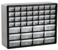 15-13/16 x 6-3/8 x 20'' (44 Compartments) - Plastic Modular Parts Cabinet - Eagle Tool & Supply