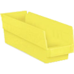 4 1/8″ × 11 5/8″ × 4″ - Yellow Economy Shelf Bin - Eagle Tool & Supply