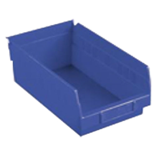 8 3/8″ × 17 7/8″ × 4″ - Blue Economy Shelf Bin - Eagle Tool & Supply